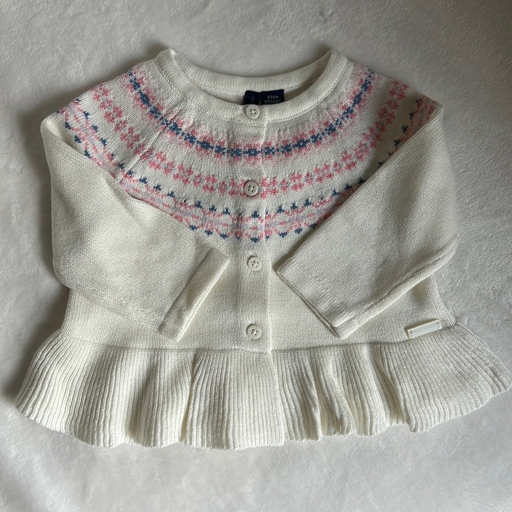 NEW Jamie & Jack Fair Isle Cardigan Sweater